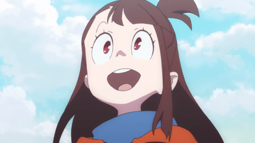 Little Witch Academia (TV) / Episode 1 / Akko seeing the Leyline 