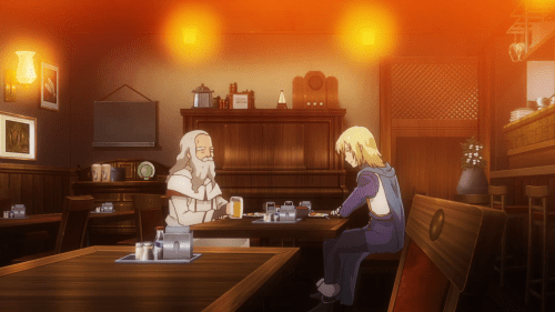 Isekai Shokudou / Episode 12 / Altorius and Alexander speaking with one another