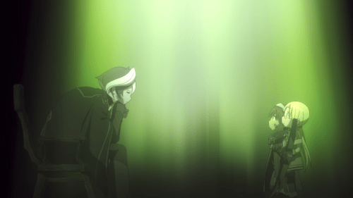 Made in Abyss / Episode 8 / Ozen speaking with both Reg and Riko