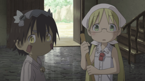Made in Abyss / Episode 2 / Reg and Riko together at the orphanage