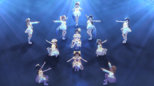 Love Live! Sunshine!! 2nd Season / Episode 9 / Aquors and Saint Snow singing "Awaken the Power" together