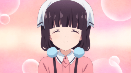 Blend S / Episode 9 / Maika with a warm smile on her face