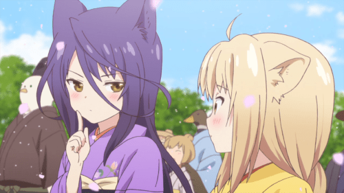 Konohana Kitan / Episode 2 / Satsuki telling Yuzu a secret about herself