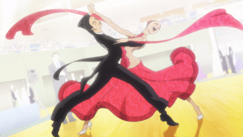 Ballroom e Youkoso / Episode 22 / Tatara and Chinatsu dancing together