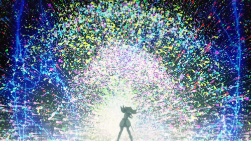 Sword Art Online Movie: Ordinal Scale / Asuna defeating a boss in colorful fashion