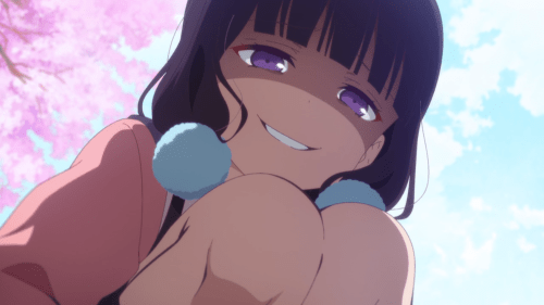 Blend S / Episode 1 / Maika "smiling nicely" to the best of her ability