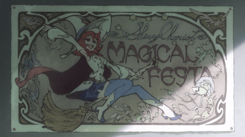 Little Witch Academia (TV) / Episode 2 / Akko's favorite poster of Shiny Chariot