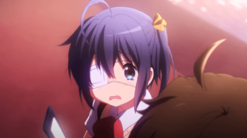 Chuunibyou demo Koi ga Shitai! / Episode 5 / Rikka reacting sadly to Yuuta forgetting about creating for her a new, cool protocol code