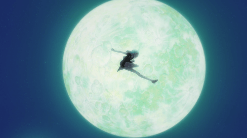Houseki no Kuni / Episode 3 / Dia jumping through the midnight air