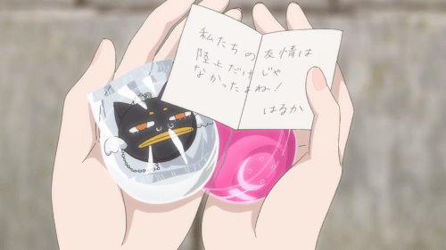 Koi wa Ameagari no You ni / Episode 6 / Akira receiving a kindhearted message from her dear friend Haruka