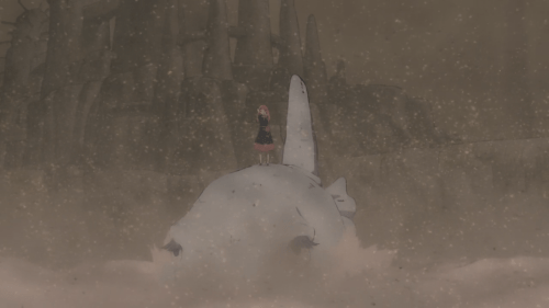 Kujira no Kora wa Sajou ni Utau / Episode 7 / Aima singing a song right before a big battle