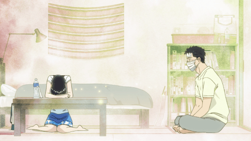 Koi wa Ameagari no You ni / Episode 7 / Akira and Mr. Kondou trying to communicate with each other