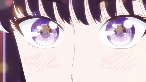 Koi wa Ameagari no You ni / Episode 2 / Akira looking at Mr. Kondou with all her heart