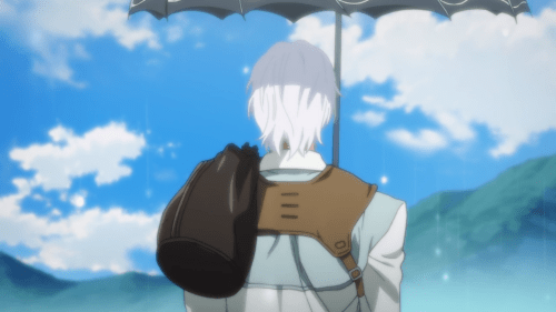 Garo: Vanishing Line / Episode 14 / Luke walking away in the "rain"