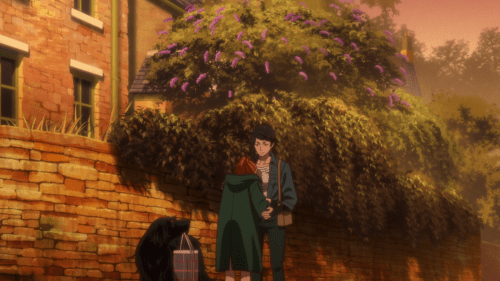 Mahoutsukai no Yome / Episode 9 / Angelic speaking with Chise while Ruth waits nearby