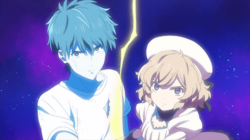 Kyokou Suiri / Episode 11 / Kurou and Kotoko working together to predict the future